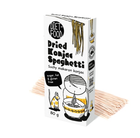 Dried Shirataki Konjac Pasta Spaghetti 80 g