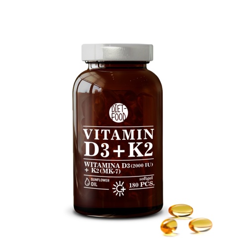 WITAMINA D3+K2 mk7 180 szt.