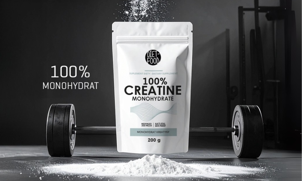 DIET-FOOD Creatine Monohydrate – pure strength, convenience, and brain support